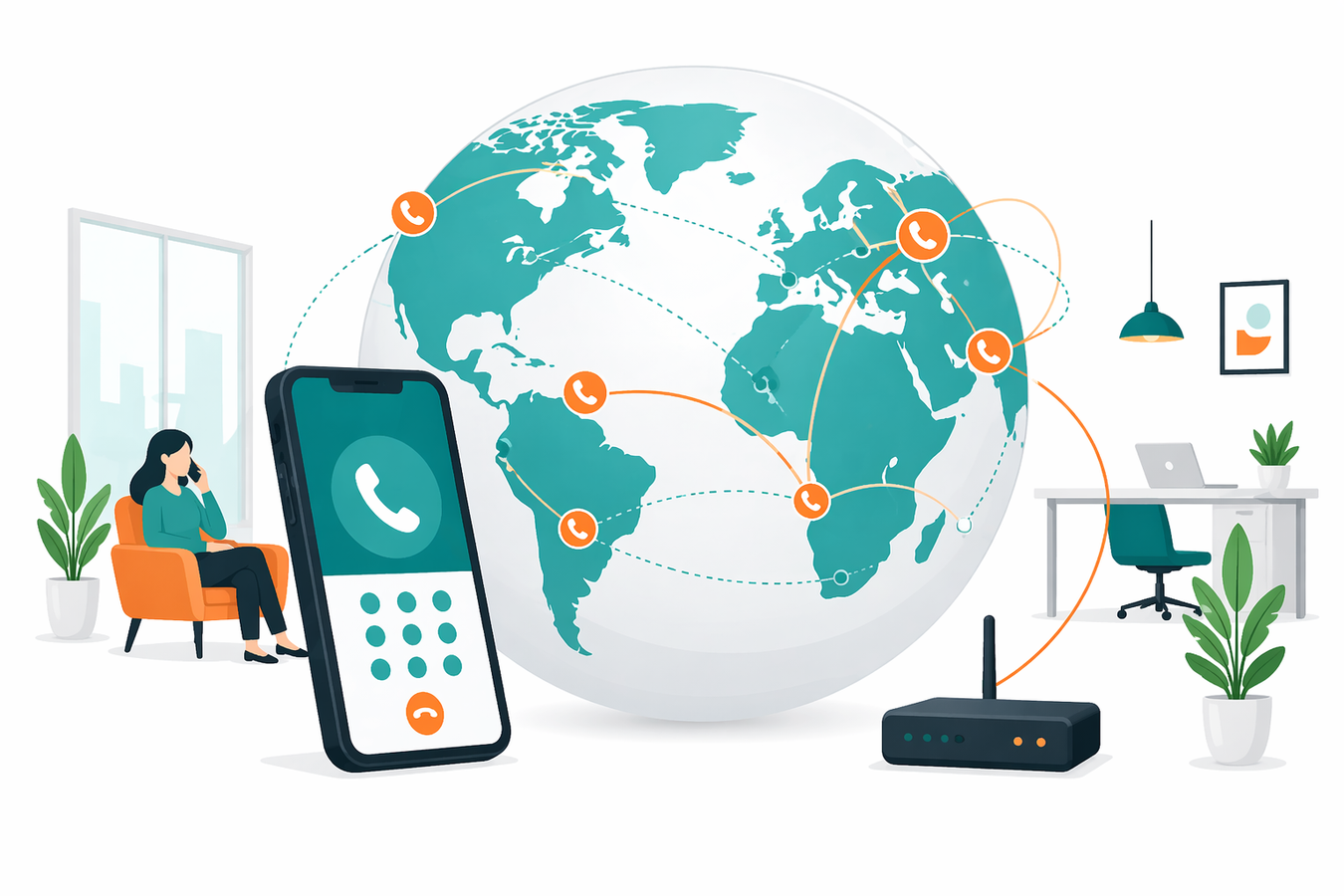 International VoIP calls from Costa Rica